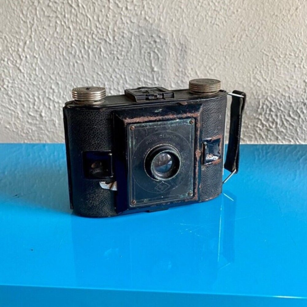 Antique Agfa-Ansco PD16 Clipper Camera | Works Mechanically | Early 1900s